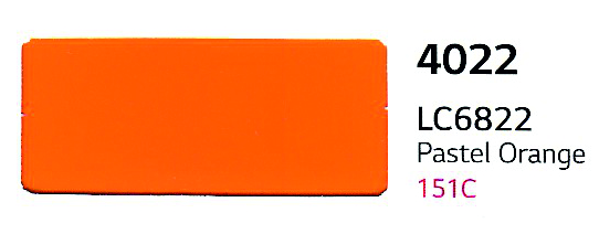 HI-CAL LX 6/7 AÑOS TRASLUCIDO LT4022/LT402B PANTONE 151U NARANJA PASTEL 122, ml