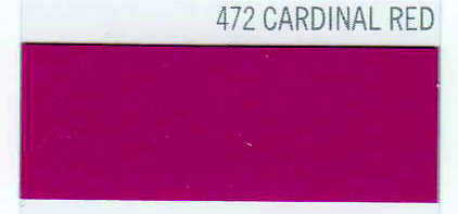 POLI-FLEX 472 ROJO CARDENAL VINILO TEXTIL 050X25, ml
