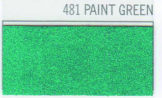 POLI-FLEX PAINT 481 VERDE METAL VINILO TEXTIL 050X25, ml