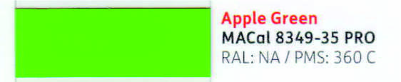 VINILO MAC 8349-03/8349-35  VERDE MANZANA 123, ml