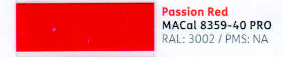 VINILO MAC 8359-08/8359-40 ROJO PASION  123,ml