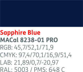 .VINILO MAC MATE 8238-01 AZUL ZAFIRO  123,ml