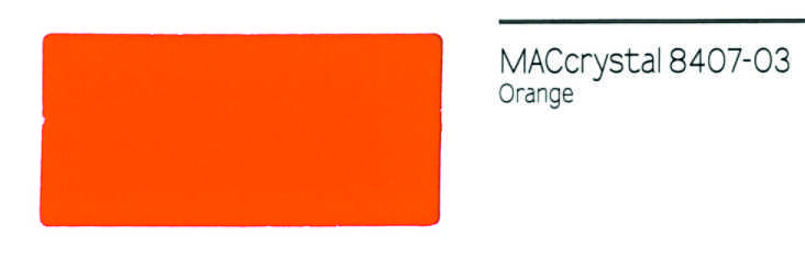VINILO MACrystal 8407-03 NARANJA TRANSPARENTE 123x25, ml