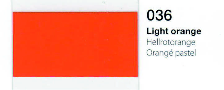 .VINILO ORACAL 651-036 NARANJA CLARO 1.26 X 50,ml