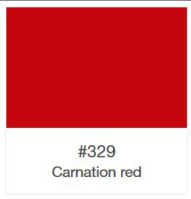 VINILO ORACAL 8500-329 TRASLUCIDO ROJO CARNATION 1.26 X 50, ml.