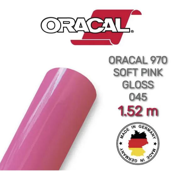 VINILO ORACAL 970-045 SOFT PINK CAST 1.52 X 25, ml