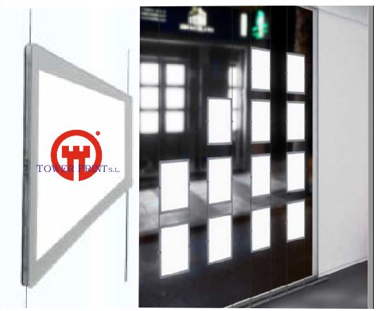 CARPETA LED A4 MULTIPOSICION HORIZONTAL/VERTICAL ILUM. 2 CARAS