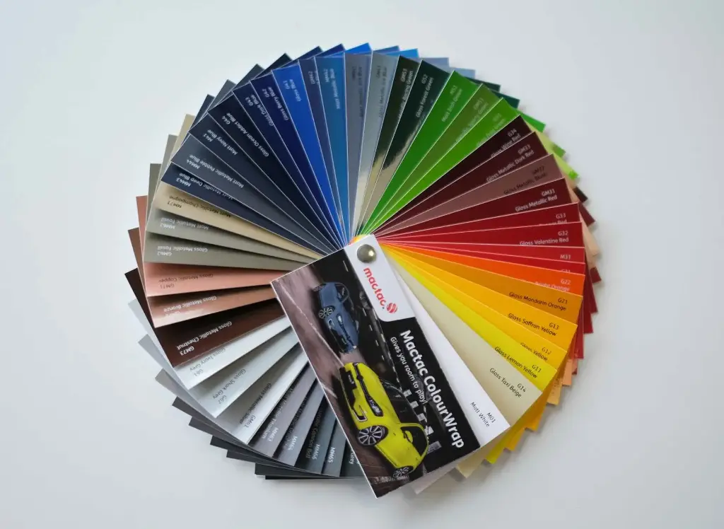CARTA ABANICO COLORES MACTAC COLOR WRAP