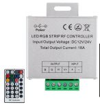 CONTROLADOR RGB CON MANDO DISTANCIA TECLADO 12/24v 180W/360W. 15AMP