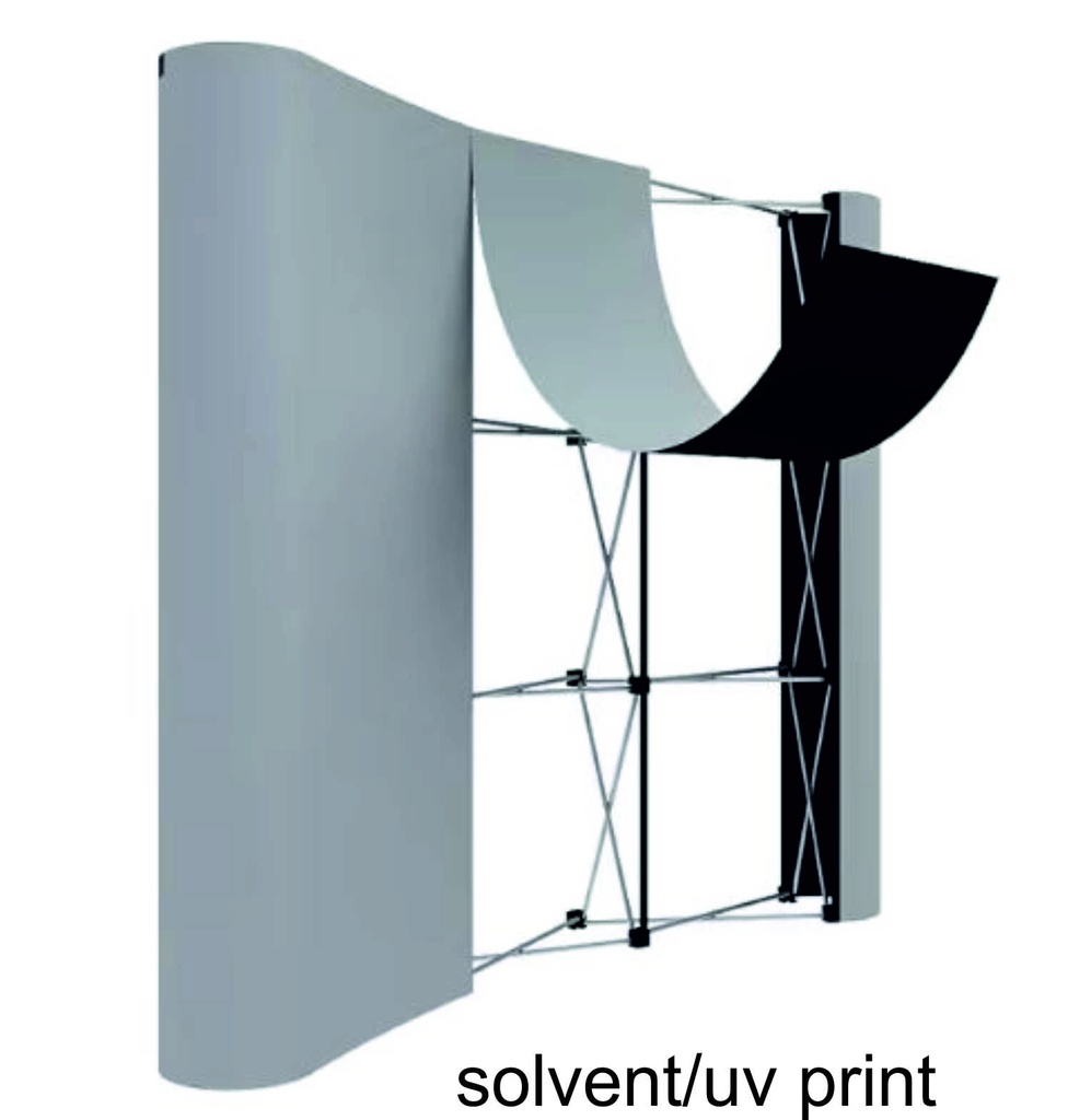 EMBLEM POLIPROP. DISPLAYS SOLV/UV 360mY TRAS.GRIS 127x20 MTS.