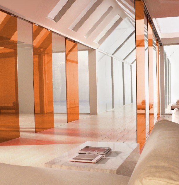 LAMINA DE DECORACION SOLAR SCREEN NARANJA C 1.52, M.L.
