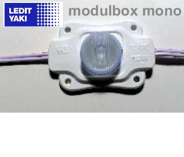 LED DE ILUMINACON PERIMETRAL  MODULBOX MONO 130 WDL BLANCO 1.4 W IP66, TIRA DE 30 MODULOS Y 4 METROS (ref. 20880060)