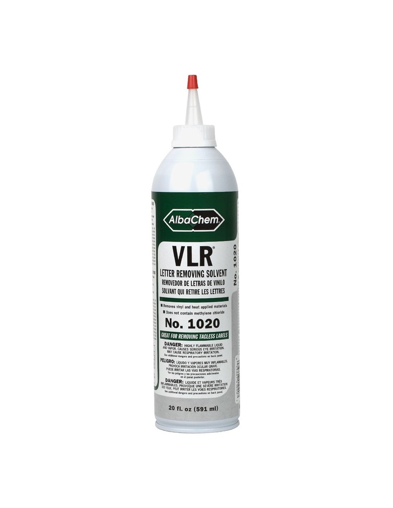 LIQUIDO REMOVEDOR PARA VINILO TEXTIL VLR, 591 ML.