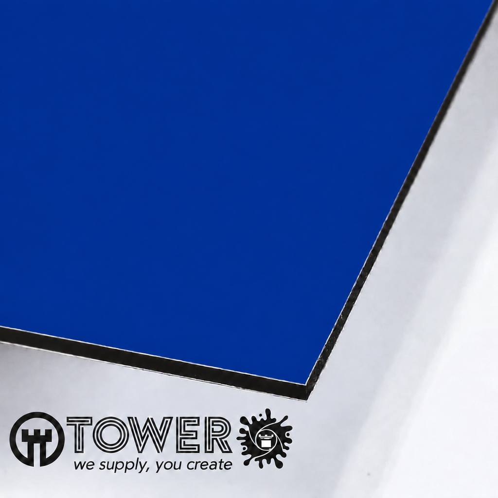 PANEL SANDWICH ALUMINIO 3 MM AZUL BRILLO /AZUL MATE  RAL5002 CBOND 3050X2000,und