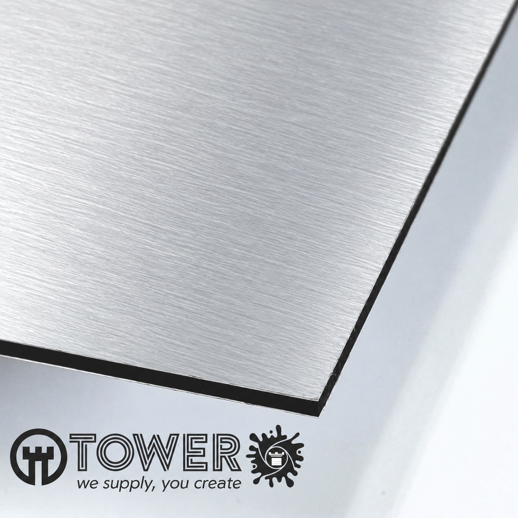PANEL SANDWICH ALUMINIO 3 MM PLATA CEPILLADO A UNA CARA 3050X1500,und