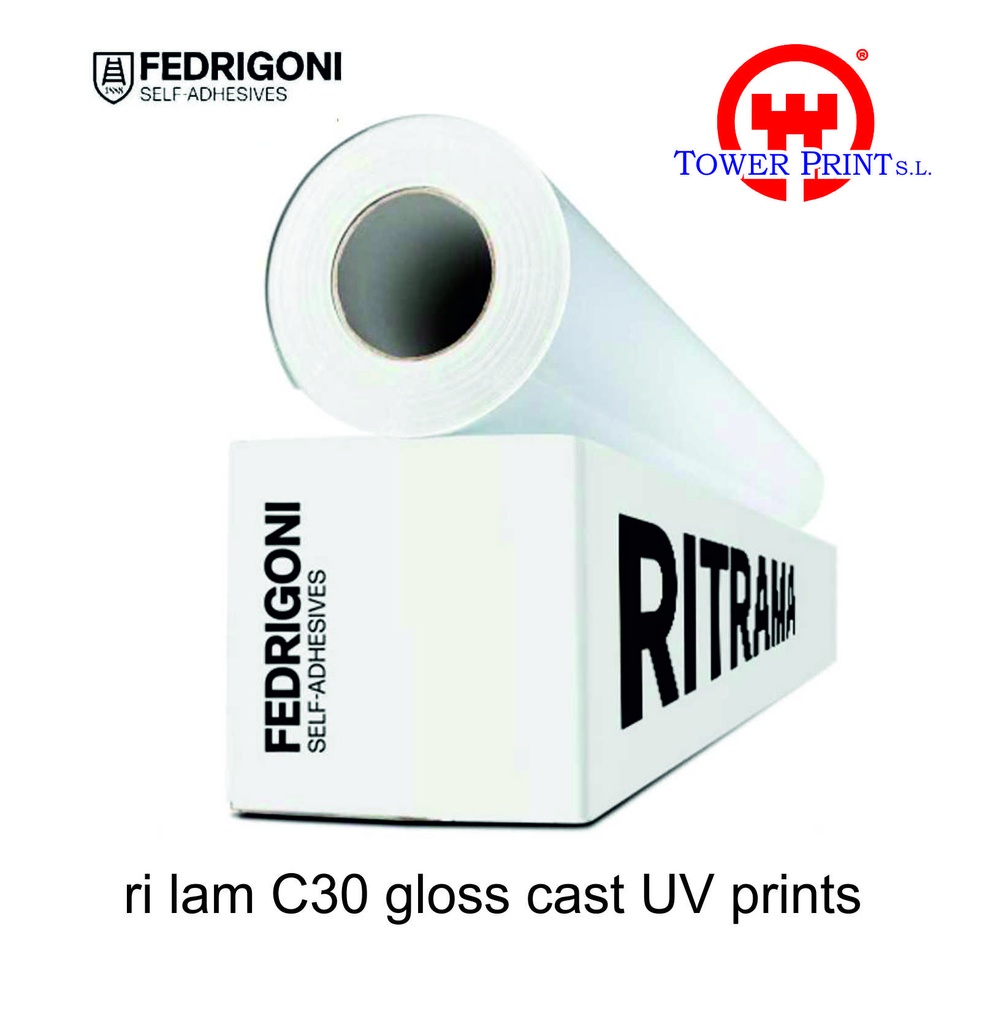 RI.JET 30 FLEXILAM LAMINADO CAST BRILLO UV PRINTS 13181, 152 X 50