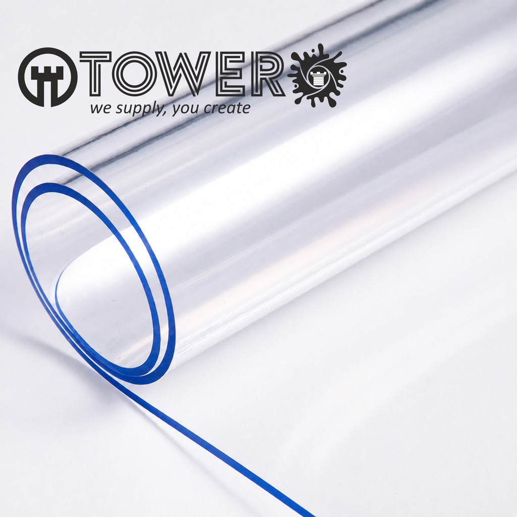 TAPETE DE CORTE GOMA 0.5 MM. TRANSPARENTE 1.20 MTS METRO LINEAL