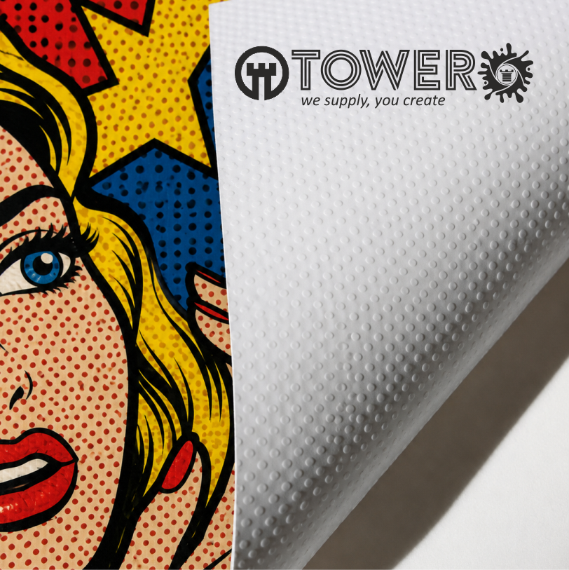 VINILO DECAL DOT MATRIX R PE100 MULTIPRINT. BCO MATE 1.37X50 (Z3462R)