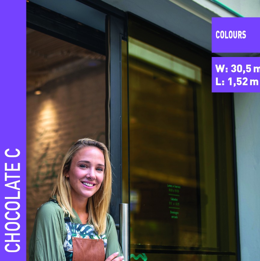 LAMINA SOLAR INTERIOR CHOCOLATE C SOLAR SCREEN C 1.52, m.l. 
