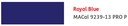 VINILO HY POLIMERIC MAC 9239-13 PRO AZUL ROYAL 123,ml 