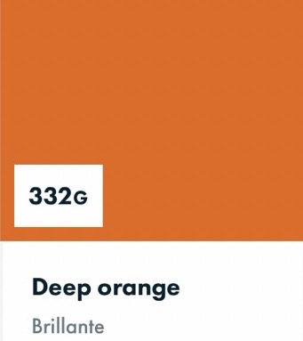 VINILO ORACAL 751-332 DEEP ORANGE 1.26 X 50, ml  