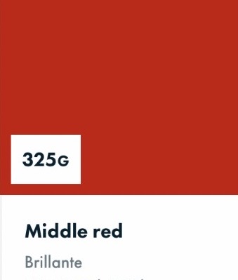 VINILO ORACAL 751-325 MIDDLE RED CAST  1.26 X 50, ml 