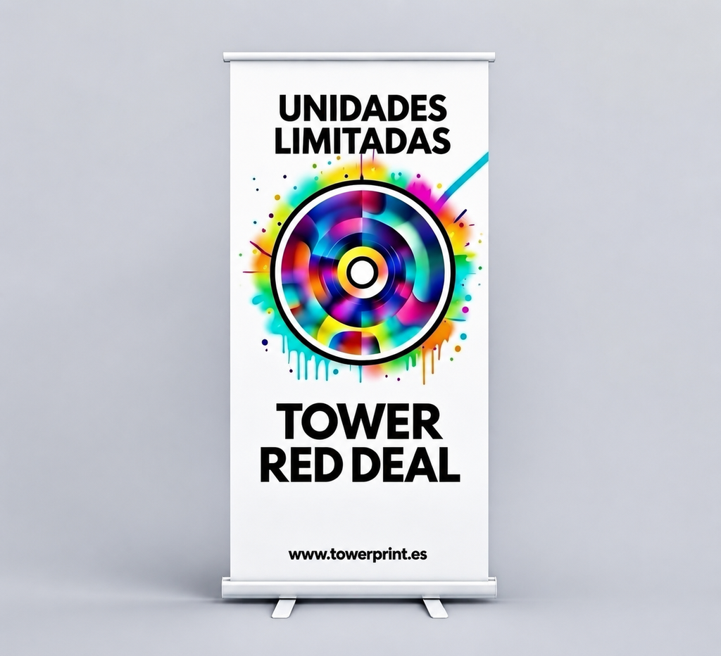 DISPLAY ENROLLABLE ROLL UP 2 X 1 MTS. ECO RED DEAL 