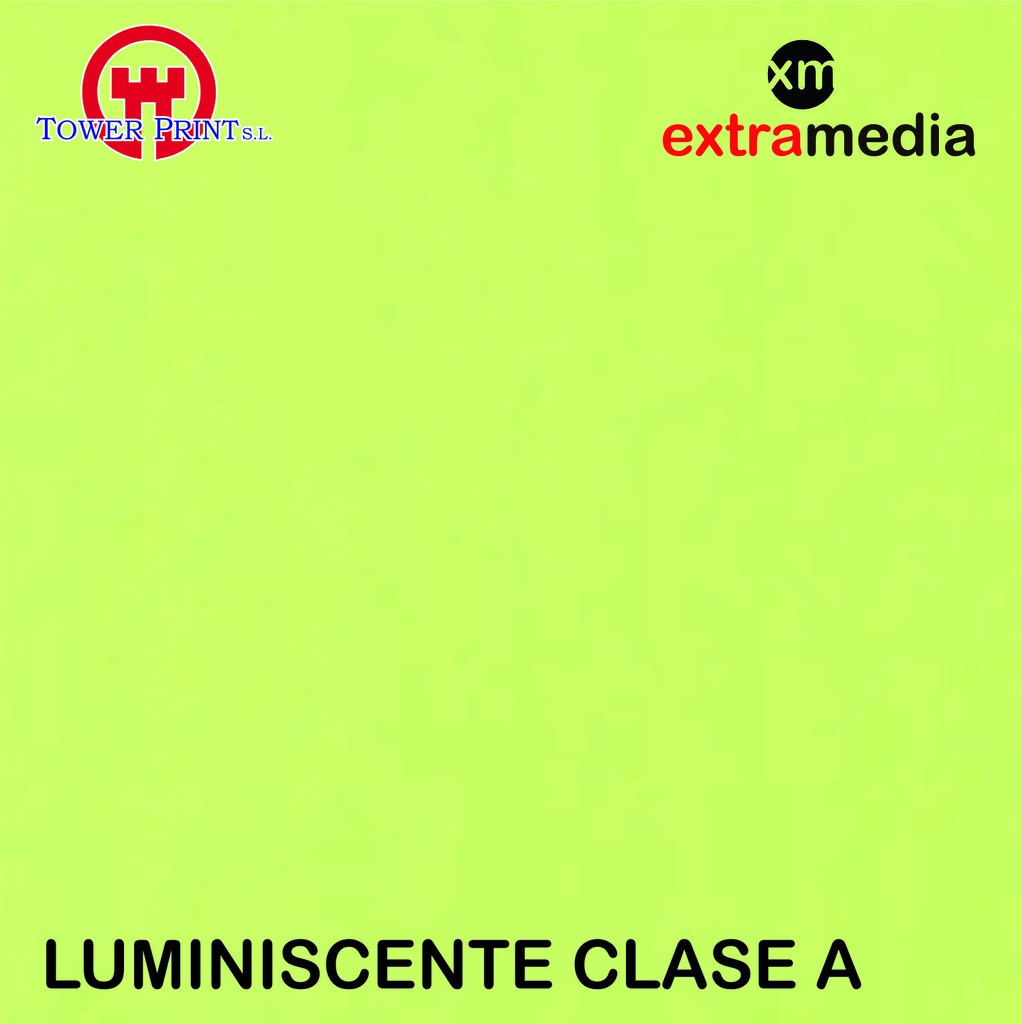 VINILO LUMINISCENTE EXTRA MEDIA CLASE A  1.24X45.7 ml.