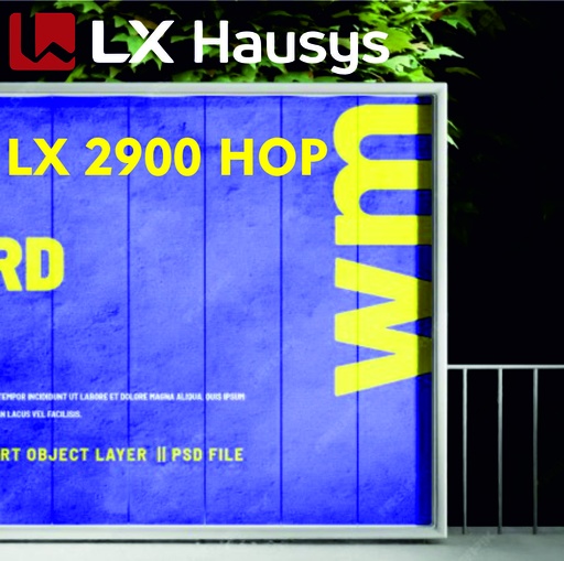 [LG2900G54] VINILO MONOMERICO BCO. BRILLO HOP OPACO TRASERA BLANCA LX2900 1.37X50,bobina