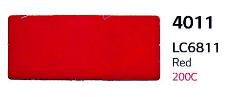 [.LG6811] .HI-CAL LG 6/7 AÑOS TRASLUCIDO LT4011/401B ROJO 122, ml