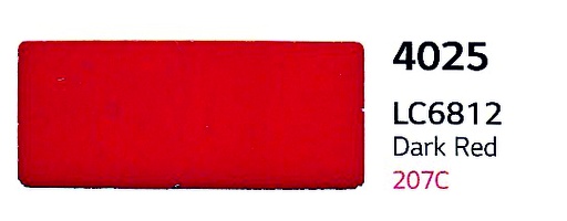 [LG6812] HI-CAL LX 6/7 AÑOS TRASLUCIDO LT4025/LT402D ROJO OSCURO 122, ml