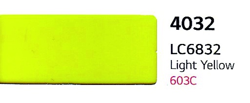 [LG6832.61] HI-CAL LX 6/7 AÑOS TRASLUCIDO LT4032M AMARILLO CLARO 0,61, ml