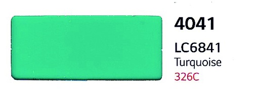 [LG6841.61] HI-CAL LX 6/7 AÑOS TRASLUCIDO LT4041M TURQUESA 0,61, ml