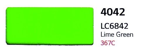 [LG6842] HI-CAL LX 6/7 AÑOS TRASLUCIDO LT4042M VERDE LIMA 122, ml
