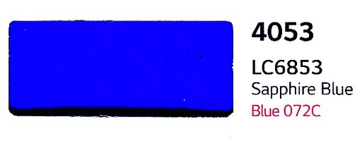 [LG6853] HI-CAL LX 6/7 AÑOS TRASLUCIDO LT4053M AZUL ZAFIRO 122, ml