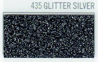 [.19TRP435] POLI-FLEX 435 GLITTER SILVER VINILO TEXTIL 050X25, ml