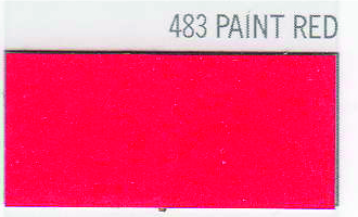 [19TRP483] POLI-FLEX PAINT 483 ROJO METAL VINILO TEXTIL 050X25, ml