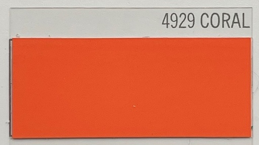 [19TRP4929] POLI-FLEX TURBO 4929 CORAL VINILO TEXTIL 050X25, ml