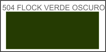 [19TRP504] POLI-FLOCK 504 VERDE OSCURO 050,ml