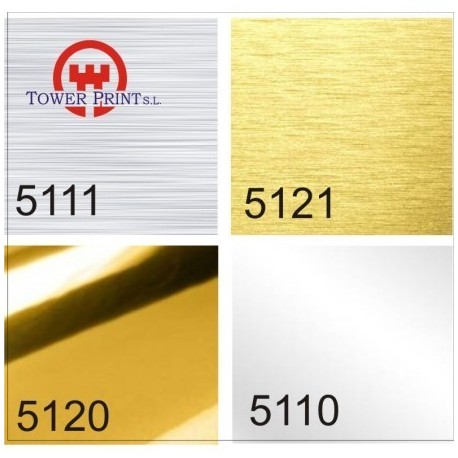 [.LG5121] PVC ORO CEPILLADO MATE LX5121 092x50,ml