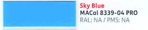 [42833904] VINILO MAC 8339-04 AZUL CLARO 123, ml