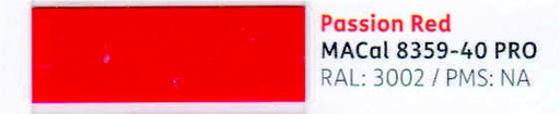 [42835908] VINILO MAC 8359-08/8359-40 ROJO PASION  123,ml