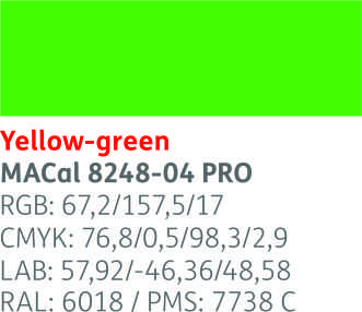 [42824804] VINILO MAC MATE 8248-04 VERDE AMARILLO 123,ml  (hasta fin de stock)