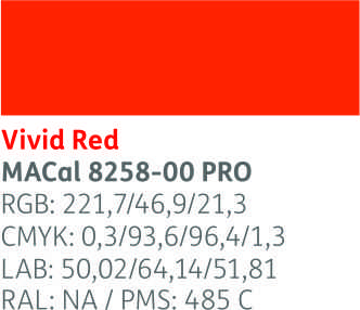 [.42825800] .VINILO MAC MATE 8258-00 ROJO VIVO 123,ml