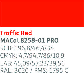 [.42825801] .VINILO MAC MATE 8258-01 ROJO TRAFICO 123,ml