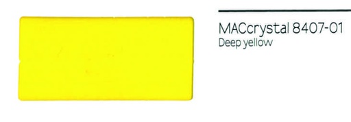 [42840701] VINILO MACrystal 8407-01 AMARILLO DEEP TRANSPARENTE 123x25, ml