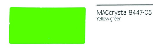 [42844705] VINILO MACrystal 8447-05 VERDE AMARILLO TRANSPARENTE 123x25, ml