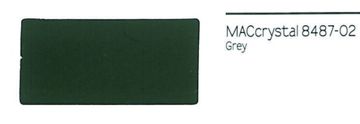 [.42848702] .VINILO MACrystal 8487-02 GRIS TRANSPARENTE 123x25, ml