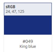 [.01751049] .VINILO ORACAL 751-049 AZUL KING CAST 1.26 X 50, ml