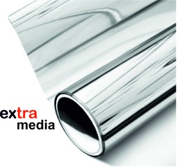 [1097804P] EXTRA-P VINILO PLATA ESPEJO PARA INTERIOR 1.22 X 50 M.L.